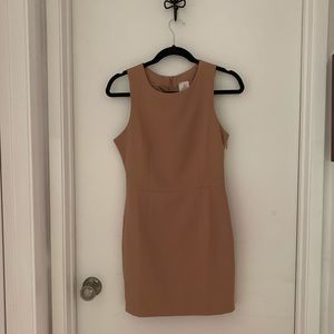 Camel Contemporary Dress